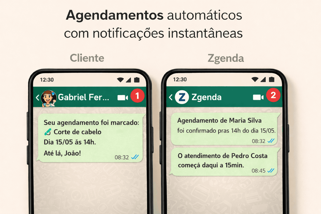 Agendamentos automáticos no WhatsApp com Zgenda
